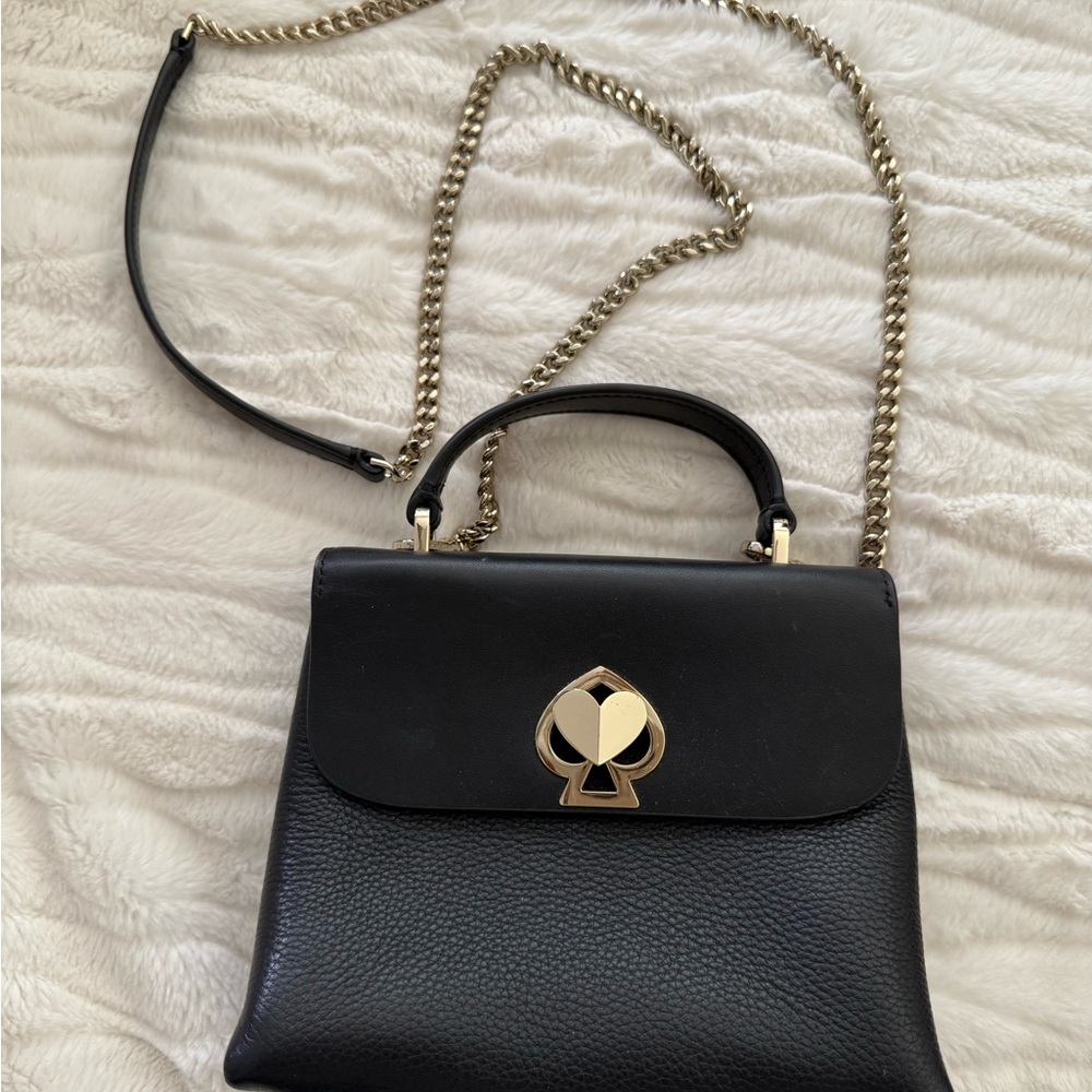 Kate Spade Black Leather Crossbody Bag